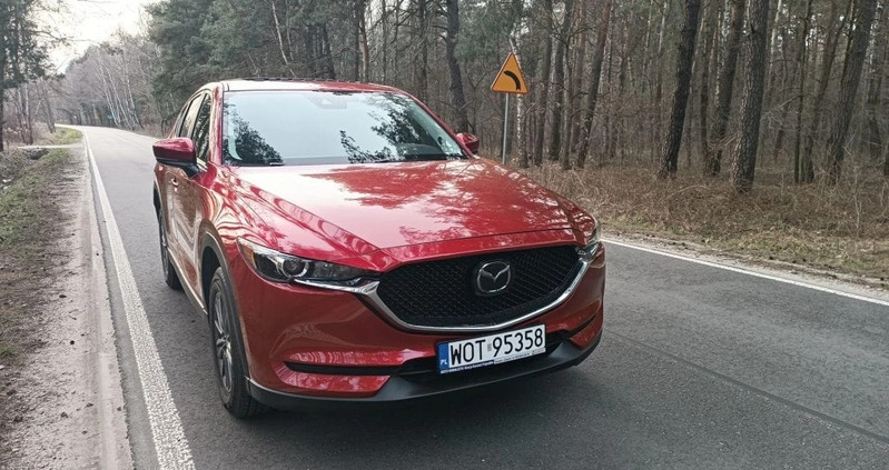 Mazda CX-5 cena 103800 przebieg: 46000, rok produkcji 2021 z Pilawa małe 154